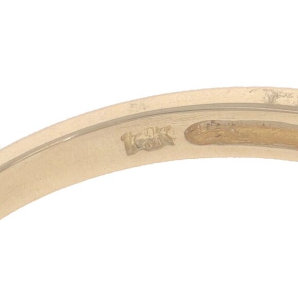 Yellow Gold Ruby Diamond Bypass Ring - 14k Marquise & Round 2.54ctw - Picture 6 of 7